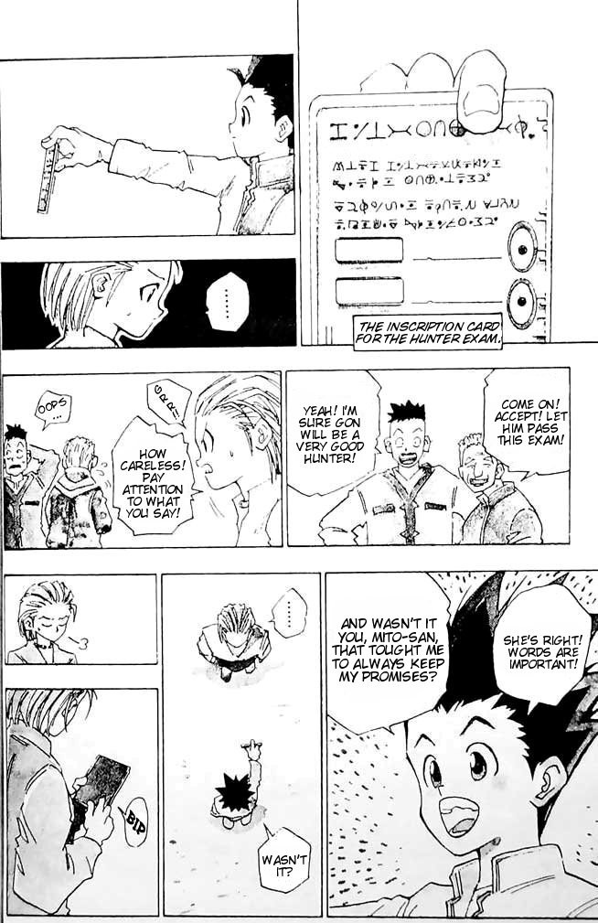Hunter X Hunter Chapter 1 page 10 - Chapter 1: The Day of Departure