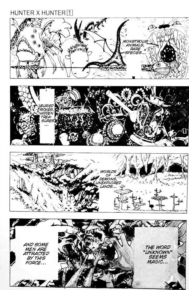 Hunter X Hunter Chapter 1 page 2 - Chapter 1: The Day of Departure