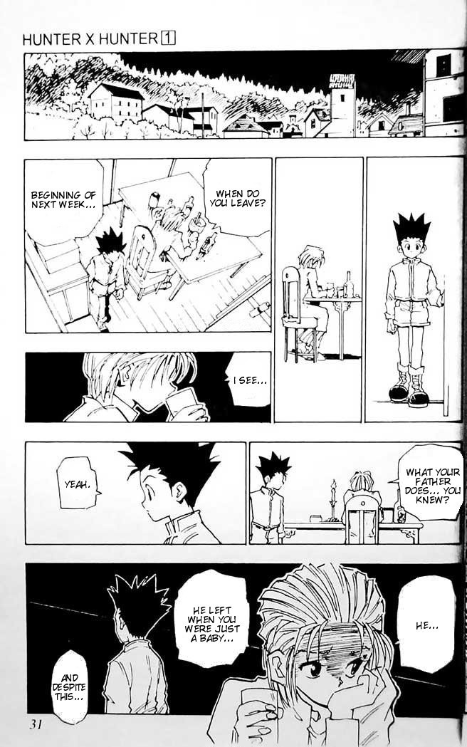 Hunter X Hunter Chapter 1 page 27 - Chapter 1: The Day of Departure