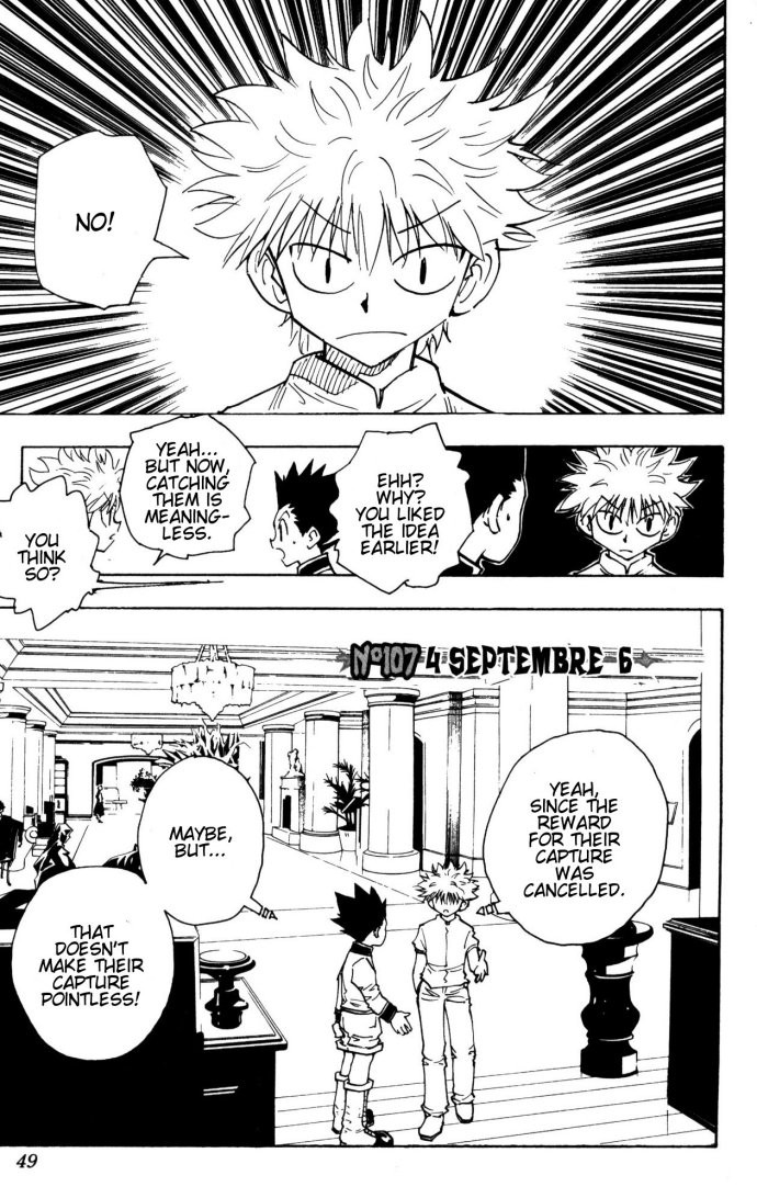 Hunter X Hunter Chapter 107 page 1 - Chapter 107: September 4th: Part 6