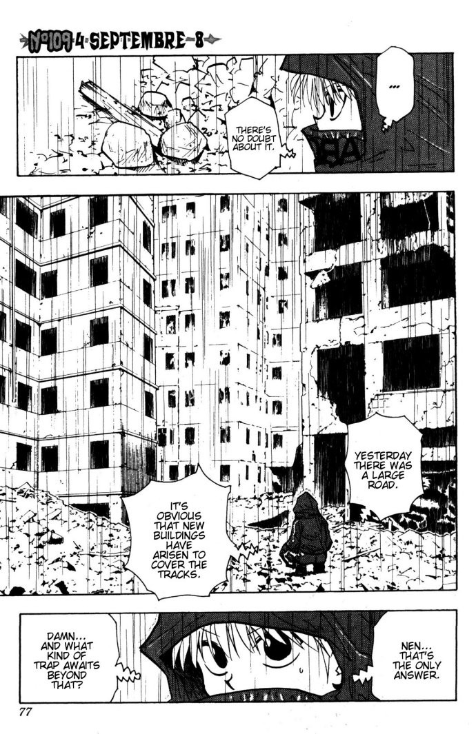 Hunter X Hunter Chapter 109 page 1 - Chapter 109: September 4th: Part 8