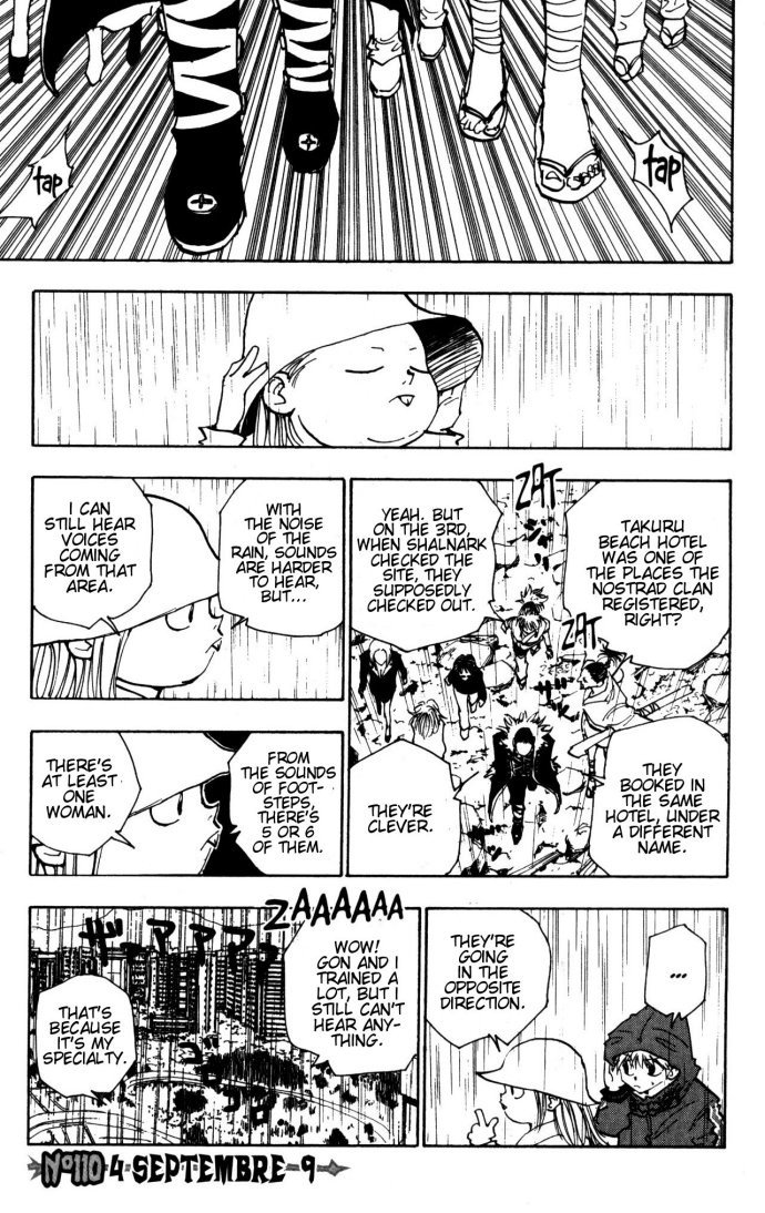 Hunter X Hunter Chapter 110 page 1 - Chapter 110: September 4th: Part 9