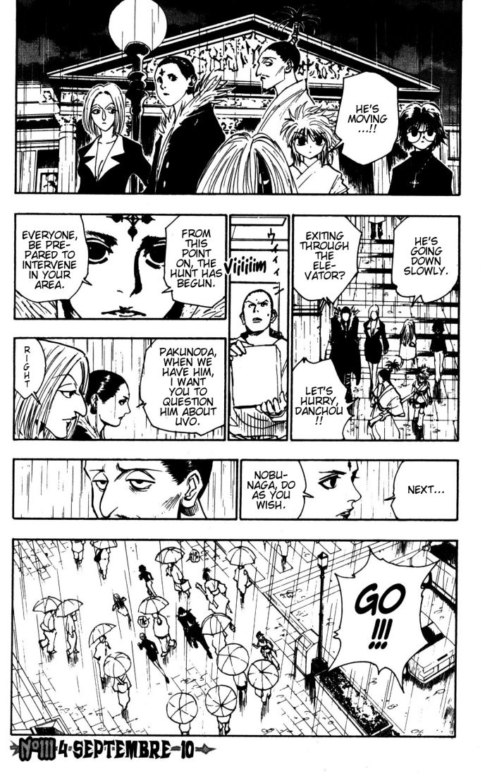 Hunter X Hunter Chapter 111 page 1 - Chapter 111: September 4th: Part 10
