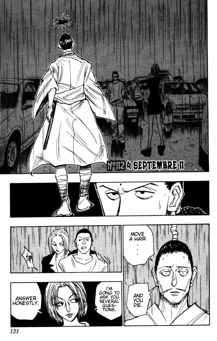 Hunter X Hunter Chapter 112 page 1 - Chapter 112: September 4th: Part 11