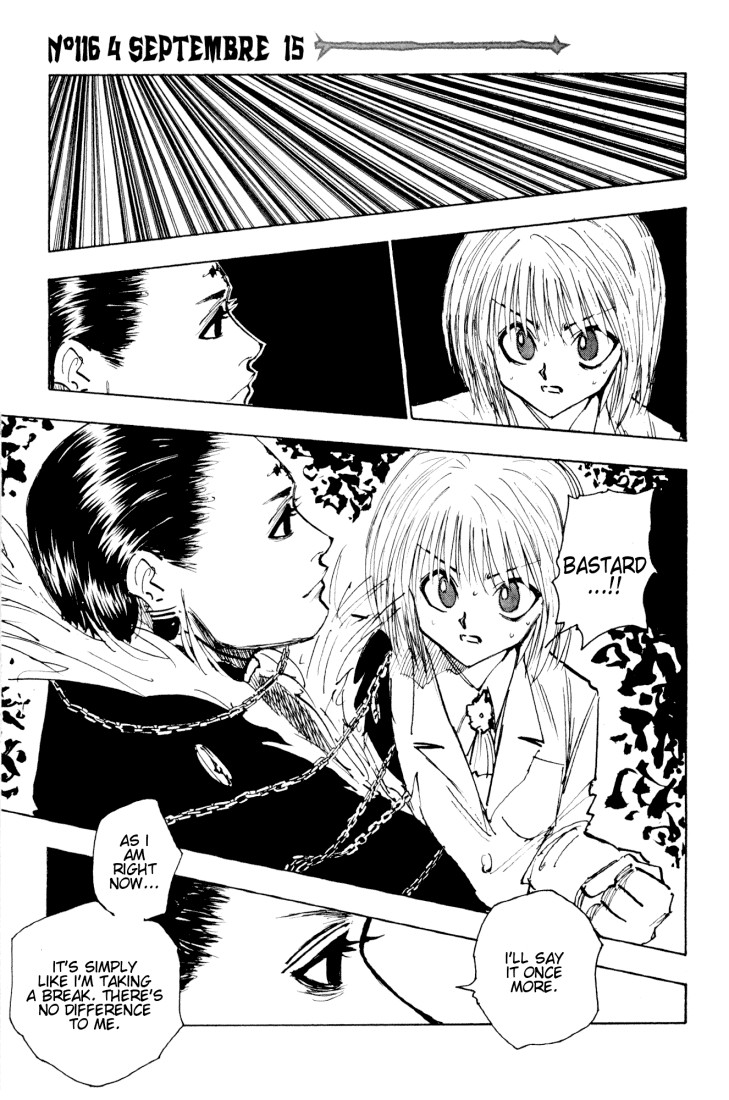 Hunter X Hunter Chapter 116 page 1 - Chapter 116: September 4th: Part 15