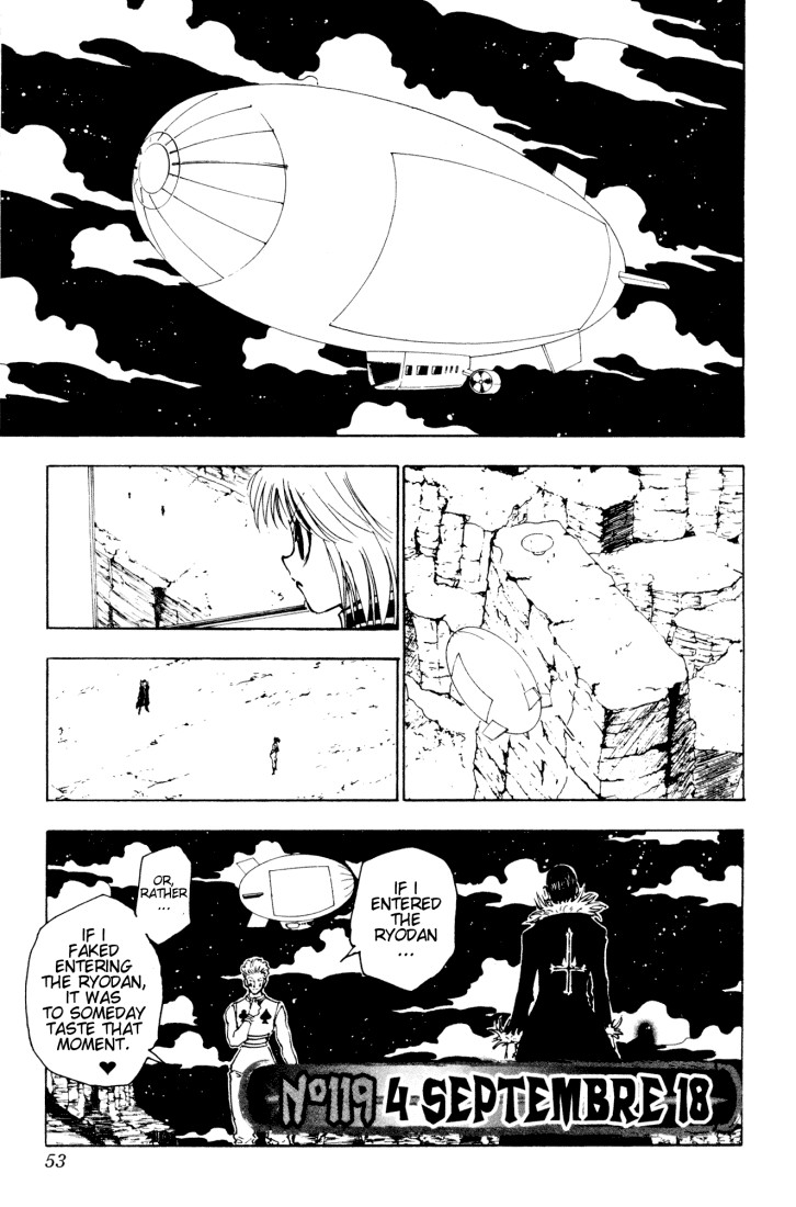 Hunter X Hunter Chapter 119 page 1 - Chapter 119: September 4th: Part 18