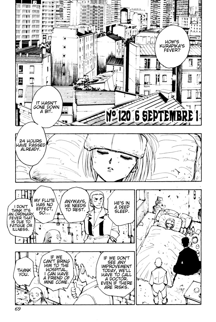 Hunter X Hunter Chapter 120 page 1 - Chapter 120: September 6th: Part 1