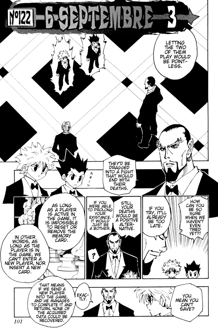 Hunter X Hunter Chapter 122 page 1 - Chapter 122: September 6th: Part 3