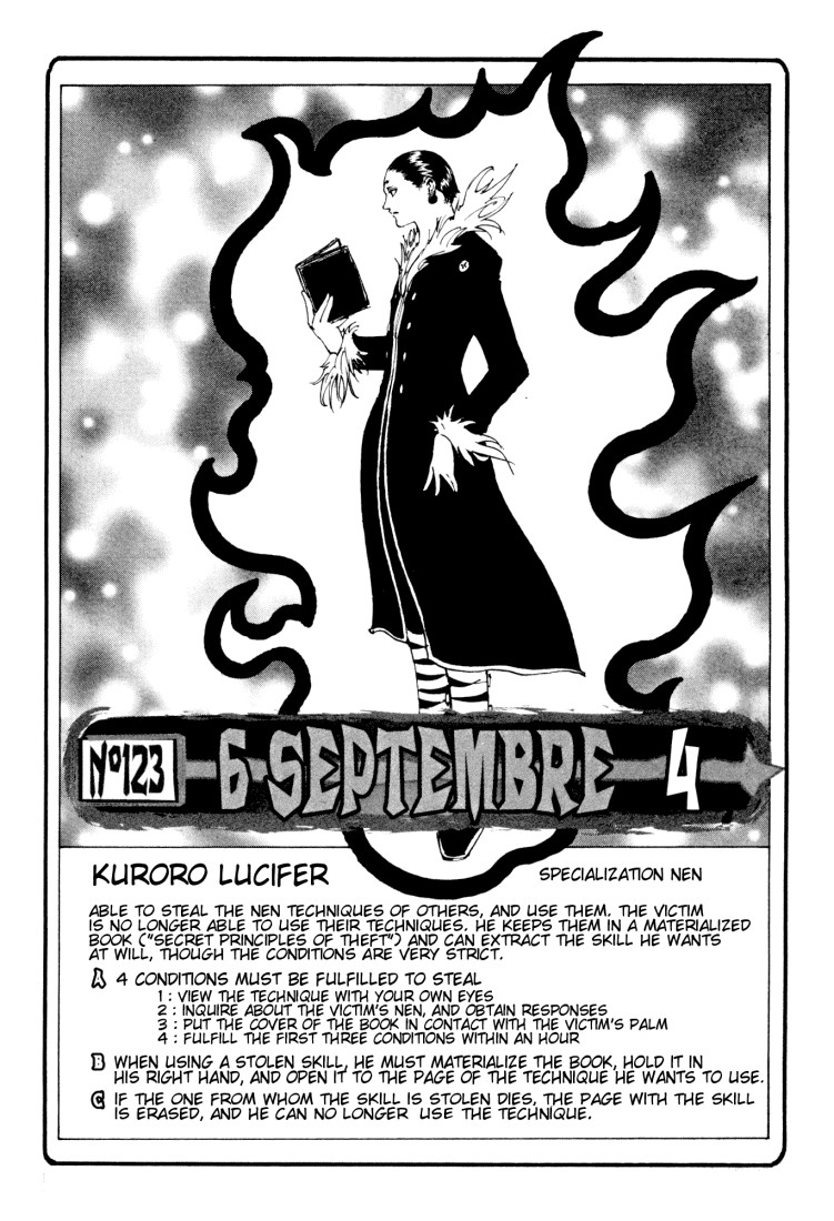 Hunter X Hunter Chapter 123 page 4 - Chapter 123: September 6th: Part 4