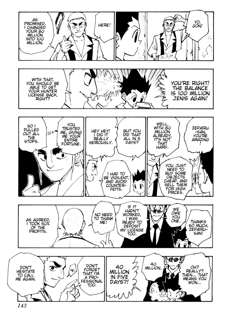 Hunter X Hunter Chapter 124 page 11 - Chapter 124: September 7th: Part 1 to September 10th: Part 1