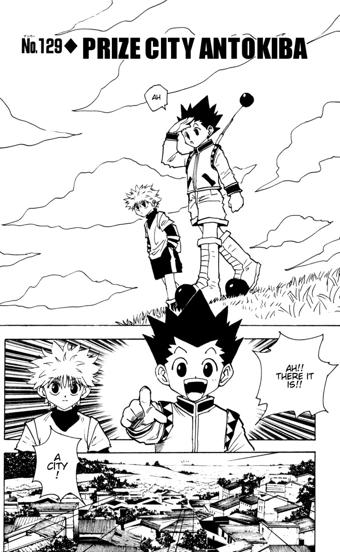Hunter X Hunter Chapter 129 page 2 - Chapter 129: Antokiba, Town of Prizes