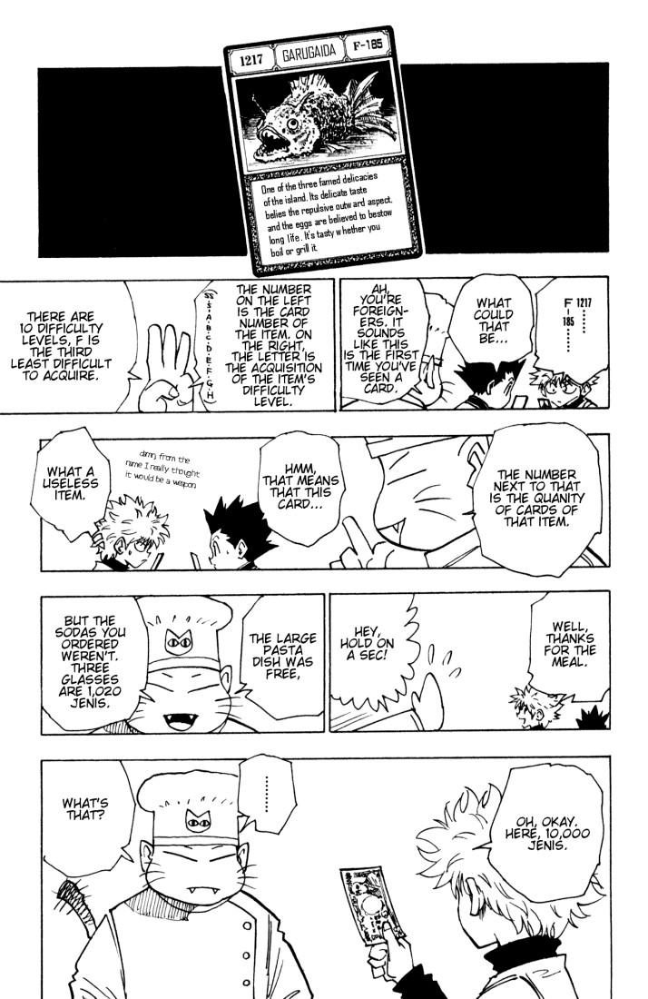 Hunter X Hunter Chapter 129 page 9 - Chapter 129: Antokiba, Town of Prizes