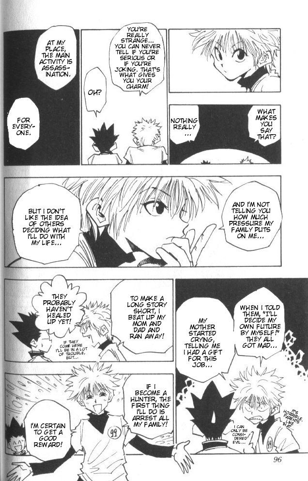 Hunter X Hunter Chapter 13 page 11 - Chapter 13: A Game at Midnight: Part 1