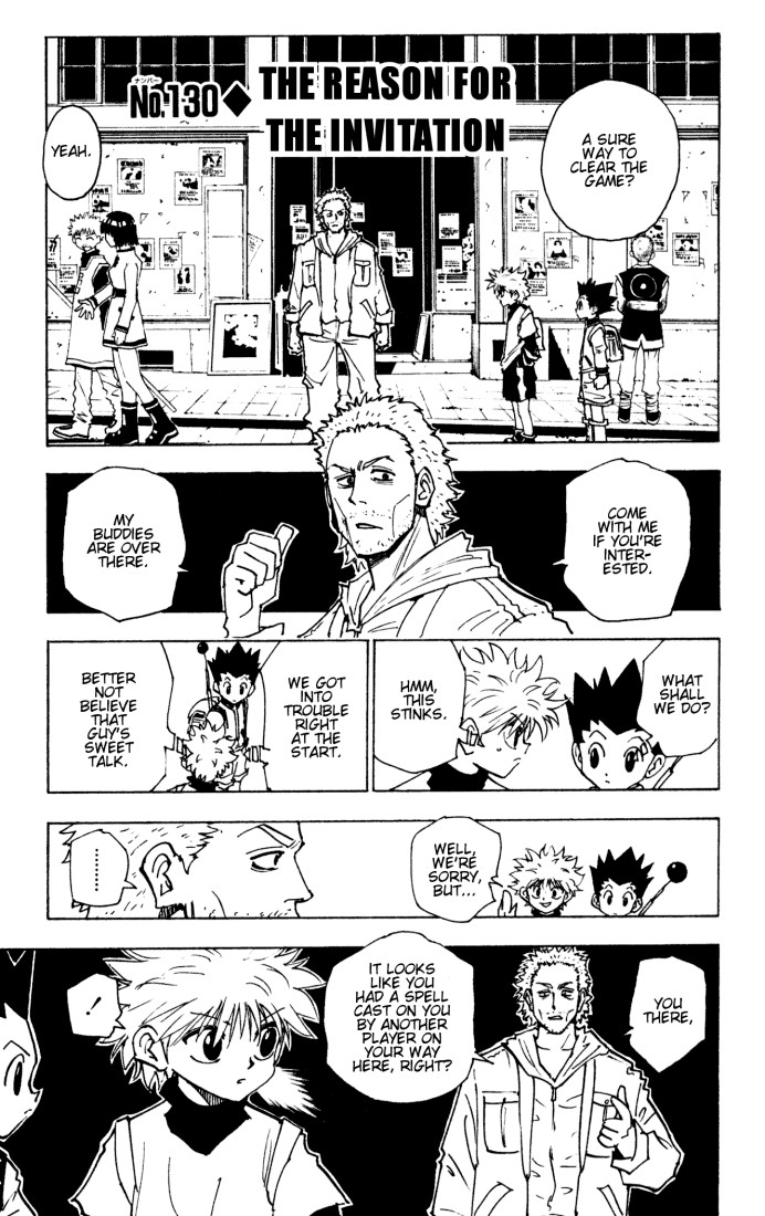 Hunter X Hunter Chapter 130 page 1 - Chapter 130: The Reason for the Recruitment