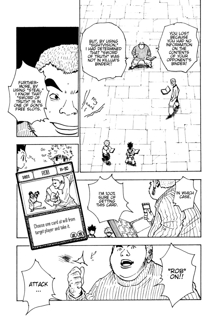 Hunter X Hunter Chapter 133 page 11 - Chapter 133: How to Defend Yourself Without Spells
