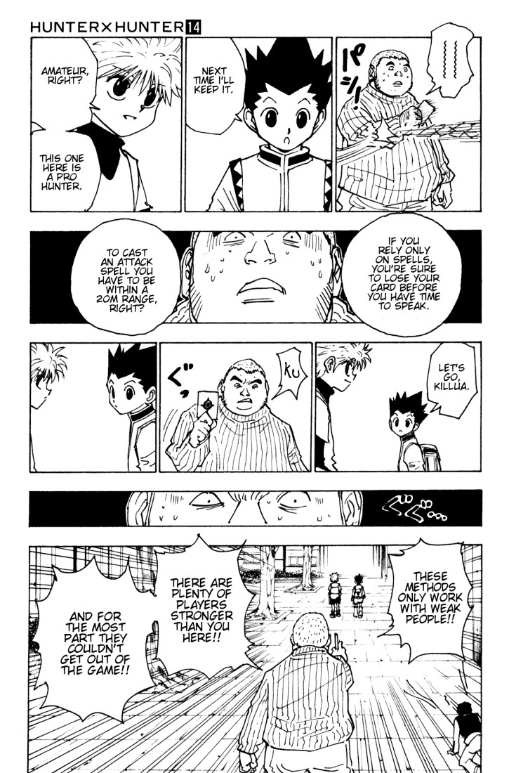 Hunter X Hunter Chapter 133 page 13 - Chapter 133: How to Defend Yourself Without Spells