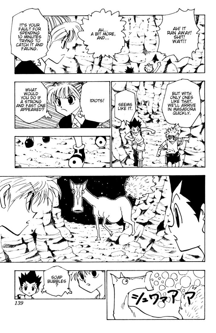 Hunter X Hunter Chapter 136 page 5 - Chapter 136: To Masadora! Part 2