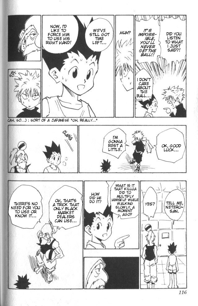 Hunter X Hunter Chapter 14 page 11 - Chapter 14: A Game at Midnight: Part 2