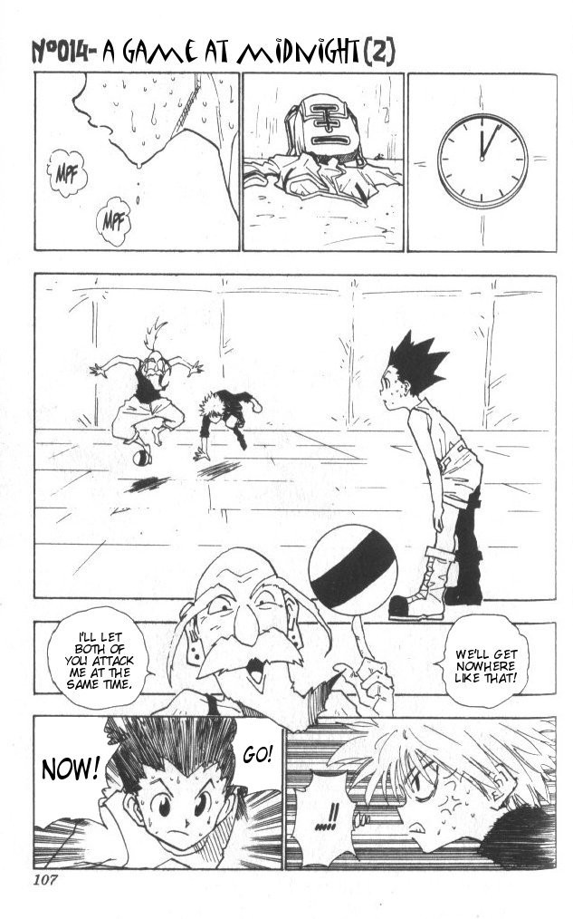 Hunter X Hunter Chapter 14 page 2 - Chapter 14: A Game at Midnight: Part 2