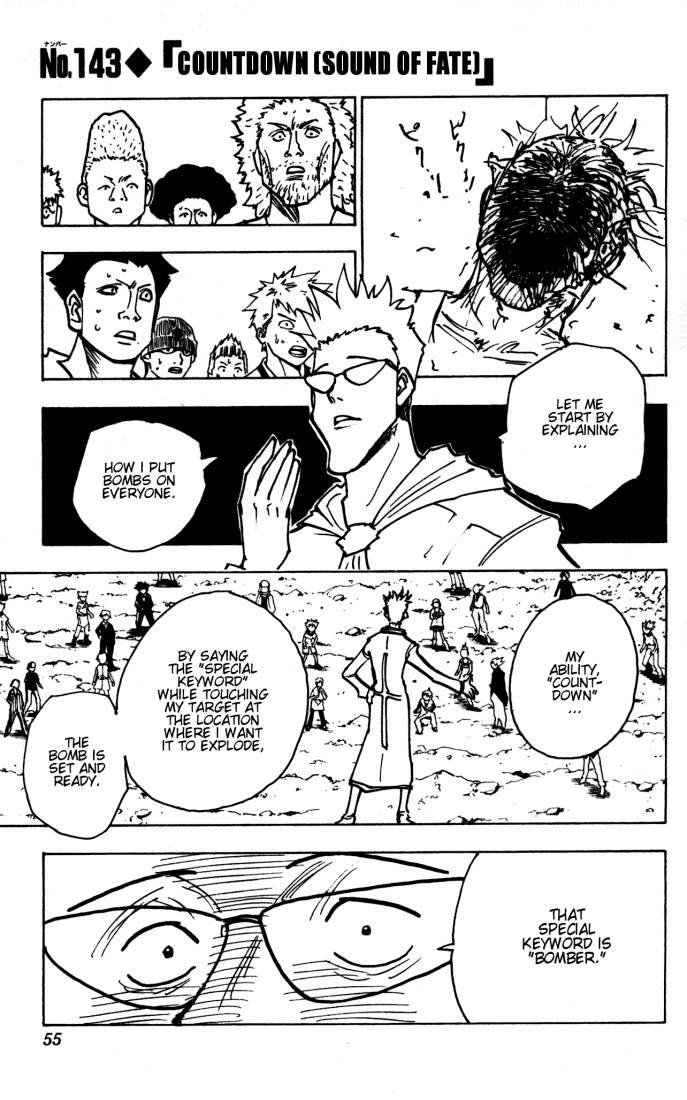 Hunter X Hunter Chapter 143 page 1 - Chapter 143: Countdown