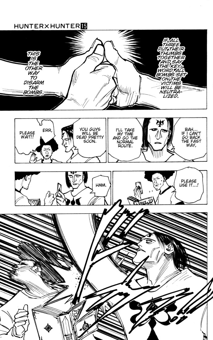 Hunter X Hunter Chapter 144 page 3 - Chapter 144: Release