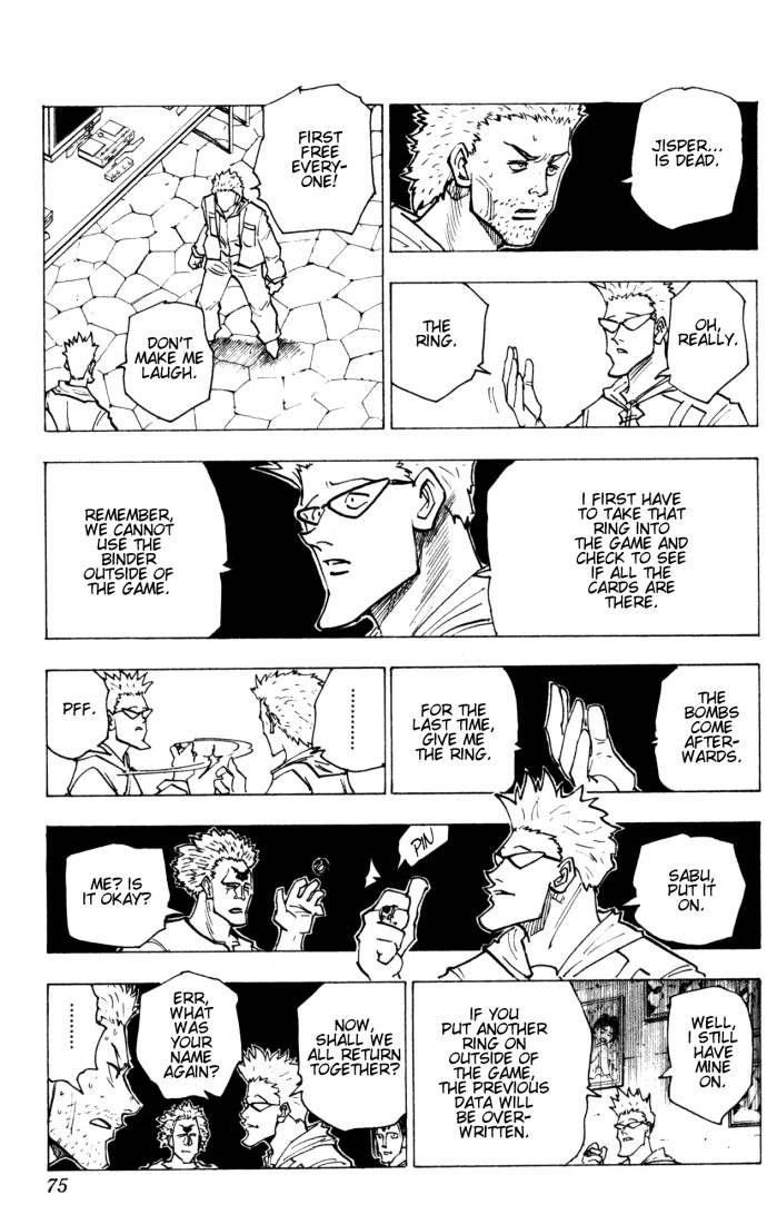 Hunter X Hunter Chapter 144 page 5 - Chapter 144: Release