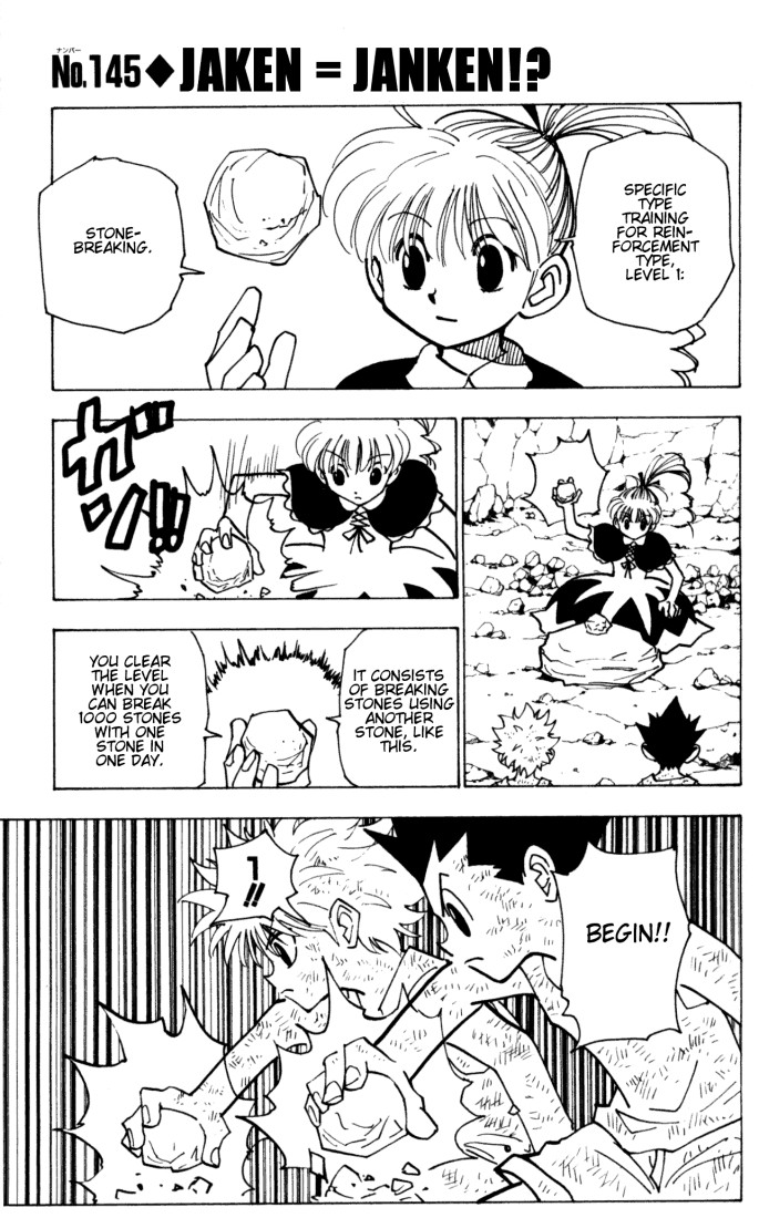 Hunter X Hunter Chapter 145 page 1 - Chapter 145: Janken