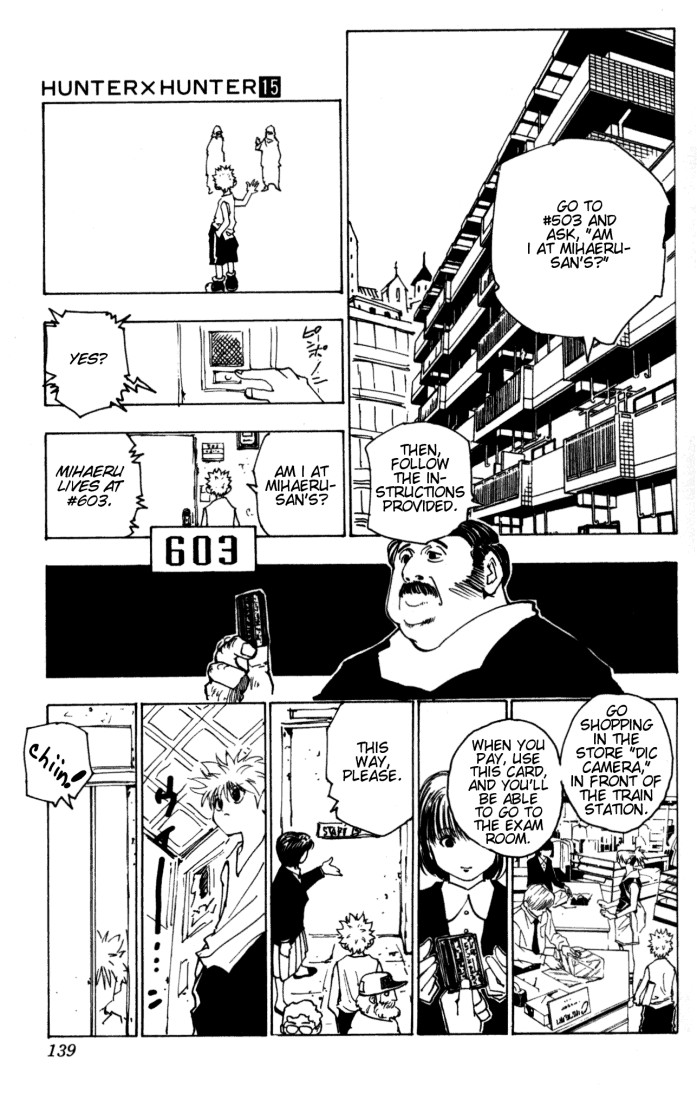 Hunter X Hunter Chapter 148 page 5 - Chapter 148: The Exam Begins