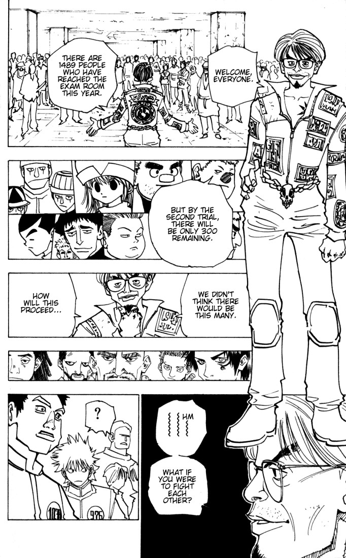 Hunter X Hunter Chapter 148 page 8 - Chapter 148: The Exam Begins