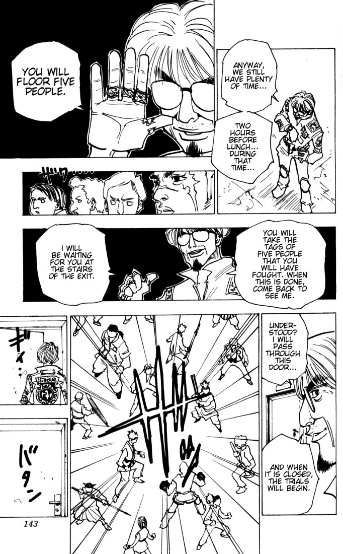 Hunter X Hunter Chapter 148 page 9 - Chapter 148: The Exam Begins