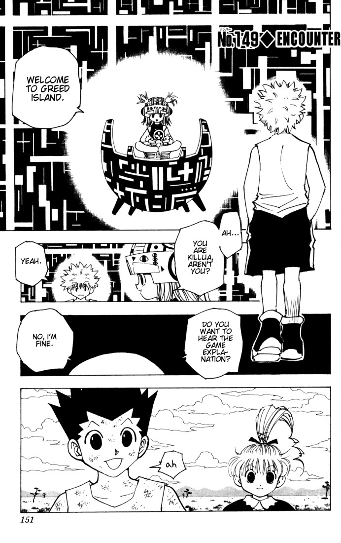 Hunter X Hunter Chapter 149 page 1 - Chapter 149: Encounter