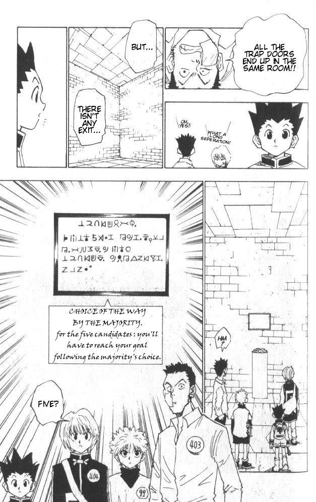 Hunter X Hunter Chapter 15 page 16 - Chapter 15: The Path of Majority Rules