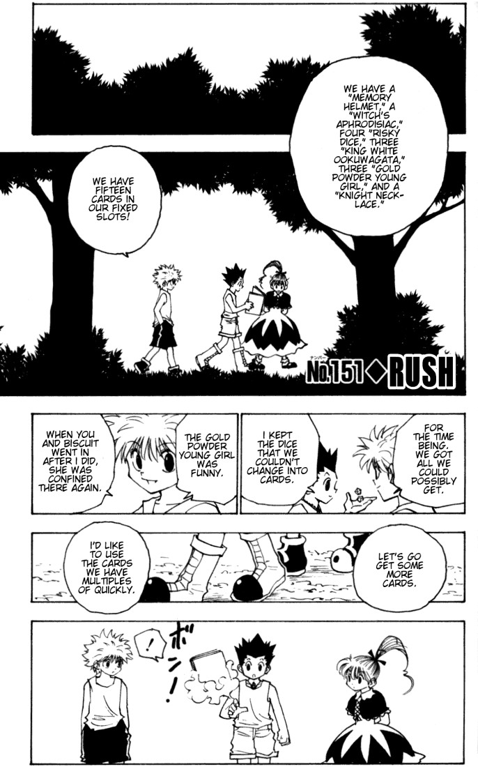 Hunter X Hunter Chapter 151 page 1 - Chapter 151: Progress