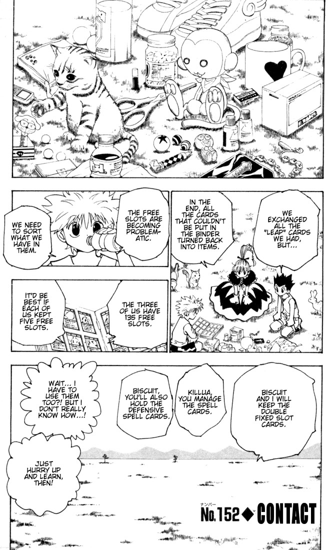 Hunter X Hunter Chapter 152 page 1 - Chapter 152: Contact