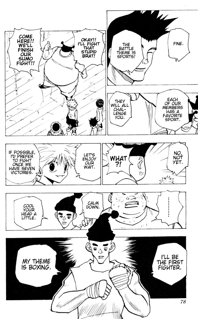 Hunter X Hunter Chapter 156 page 14 - Chapter 156: Face-Off: Part 1