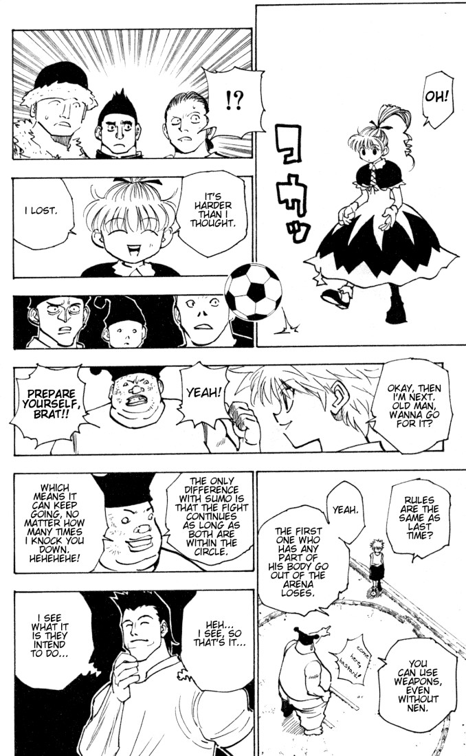 Hunter X Hunter Chapter 157 page 10 - Chapter 157: Face-Off: Part 2
