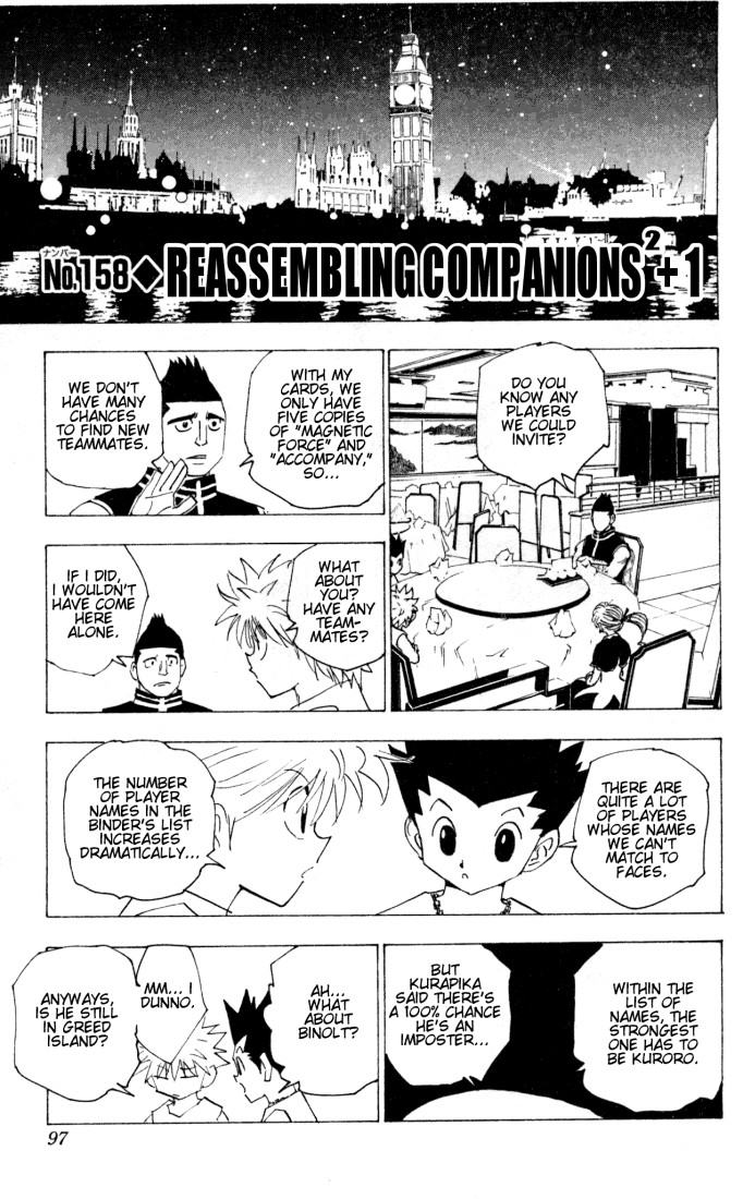 Hunter X Hunter Chapter 158 page 1 - Chapter 158: Two of a Kind +1