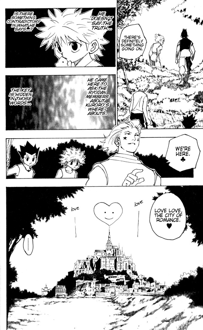 Hunter X Hunter Chapter 159 page 4 - Chapter 159: Aiai, the City of Love
