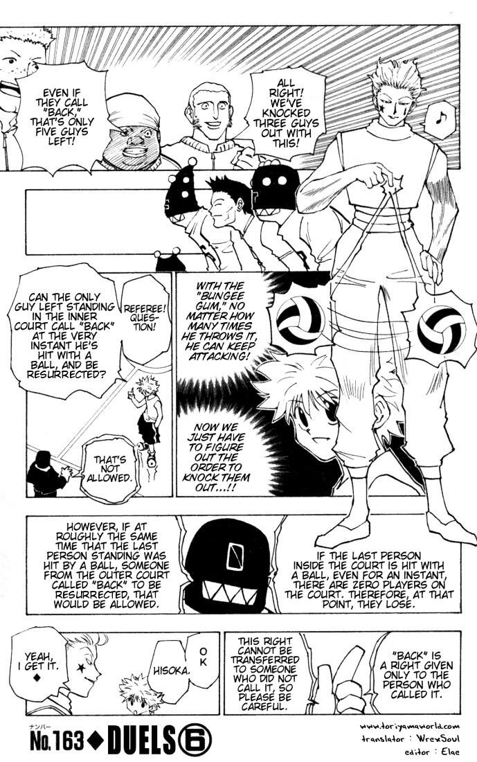 Hunter X Hunter Chapter 163 page 1 - Chapter 163: Face-Off: Part 6