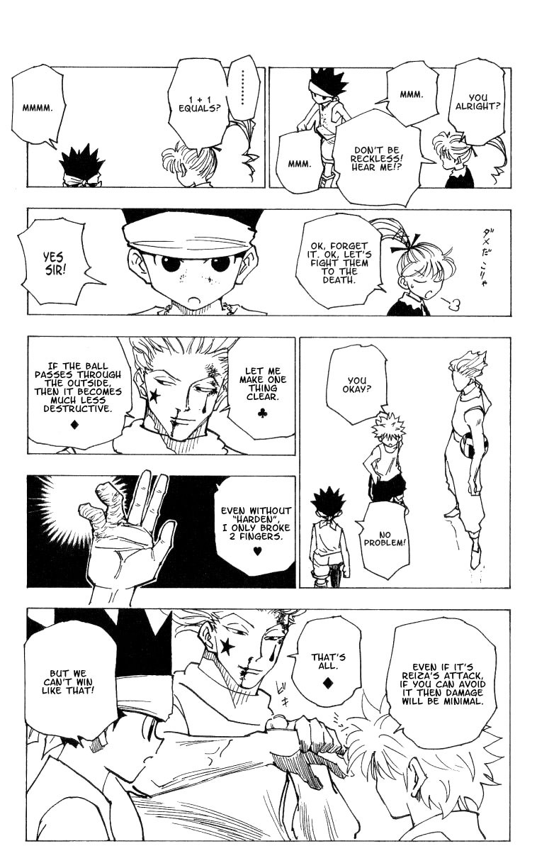 Hunter X Hunter Chapter 164 page 13 - Chapter 164: Face-Off: Part 7