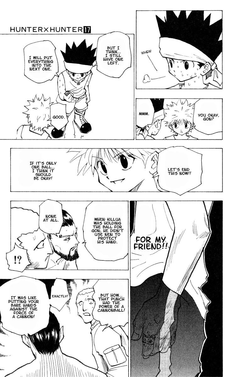 Hunter X Hunter Chapter 166 page 3 - Chapter 166: Face-Off: Part 9