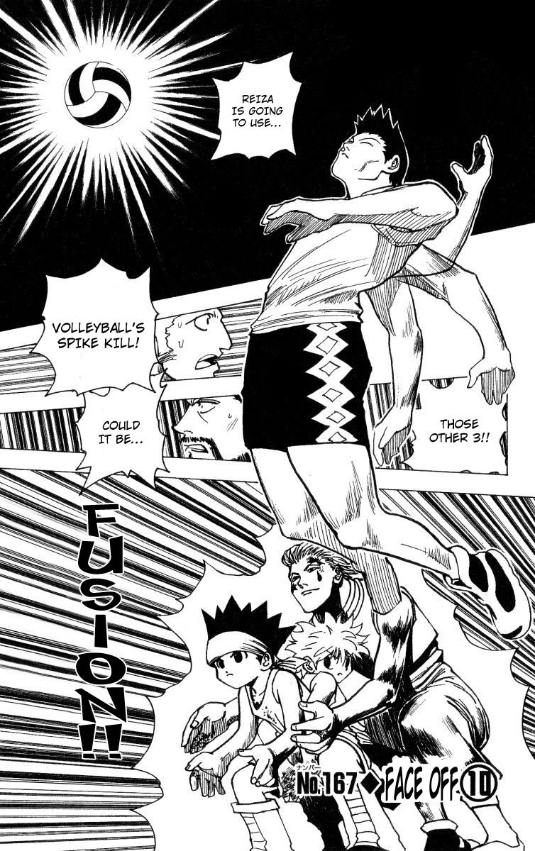 Hunter X Hunter Chapter 167 page 1 - Chapter 167: Face-Off: Part 10