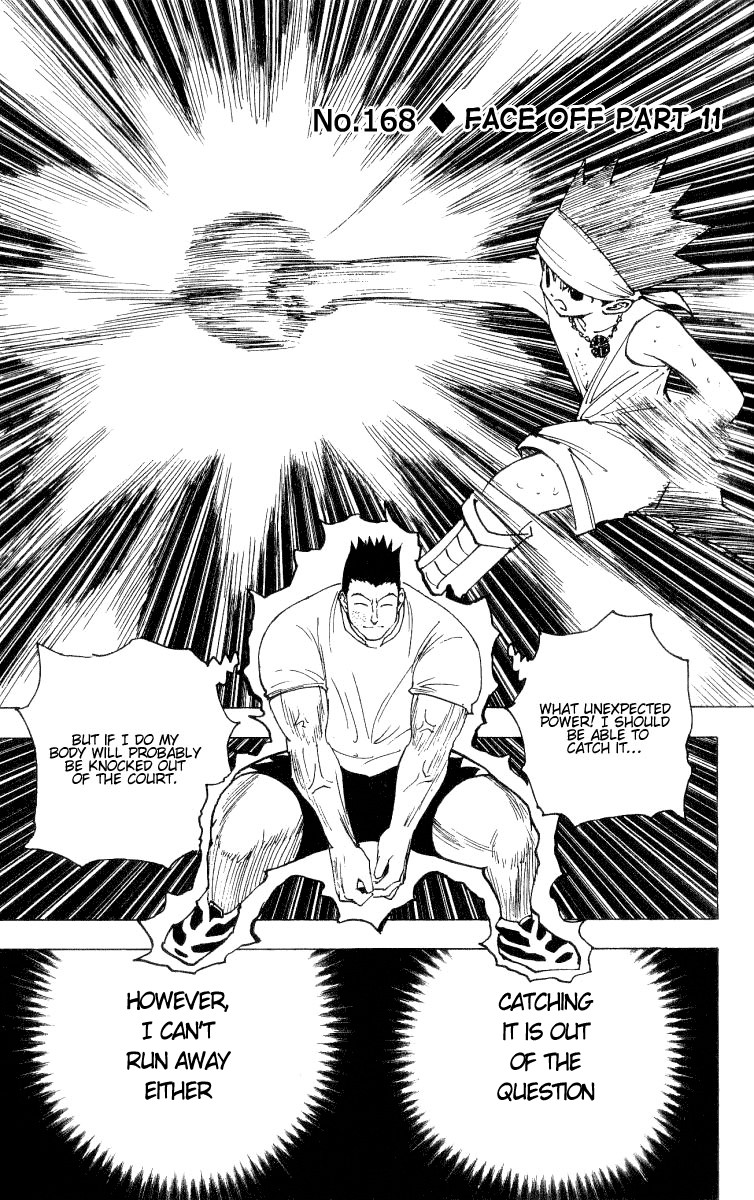 Hunter X Hunter Chapter 168 page 1 - Chapter 168: Face-Off: Part 11