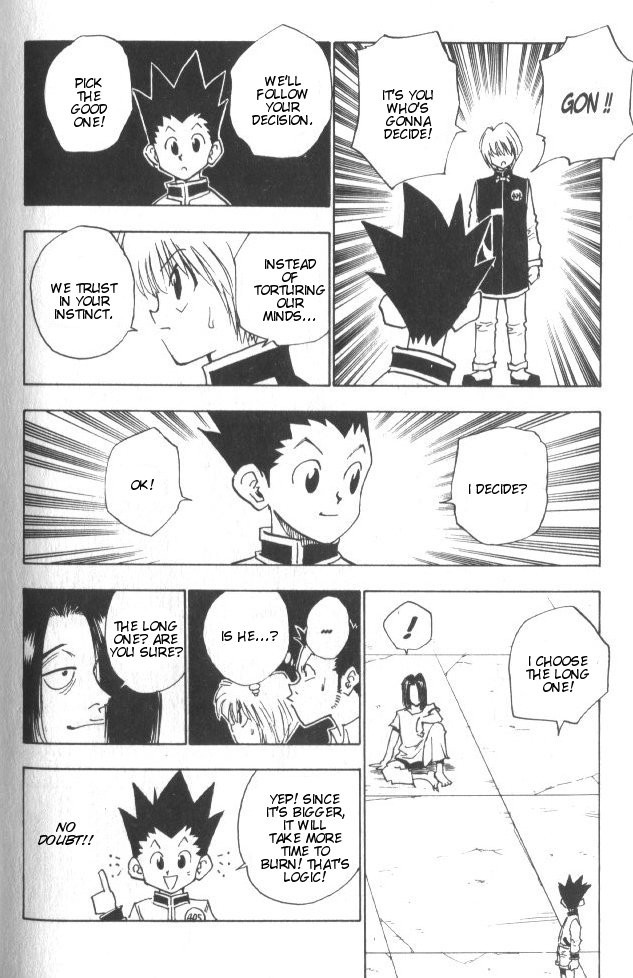 Hunter X Hunter Chapter 17 page 13 - Chapter 17: Disparate Choice