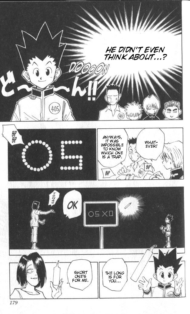 Hunter X Hunter Chapter 17 page 14 - Chapter 17: Disparate Choice