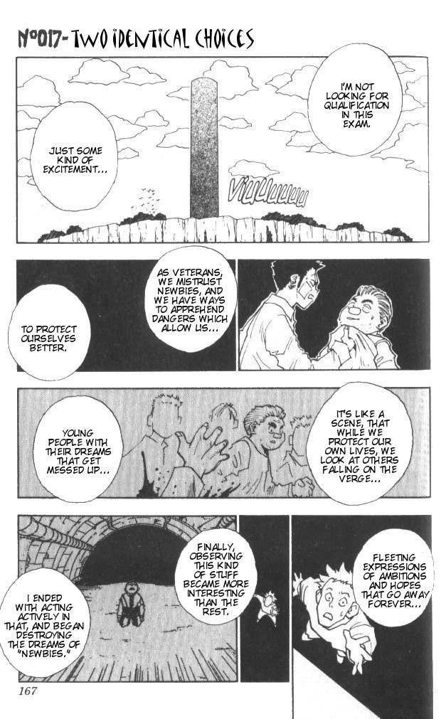 Hunter X Hunter Chapter 17 page 2 - Chapter 17: Disparate Choice