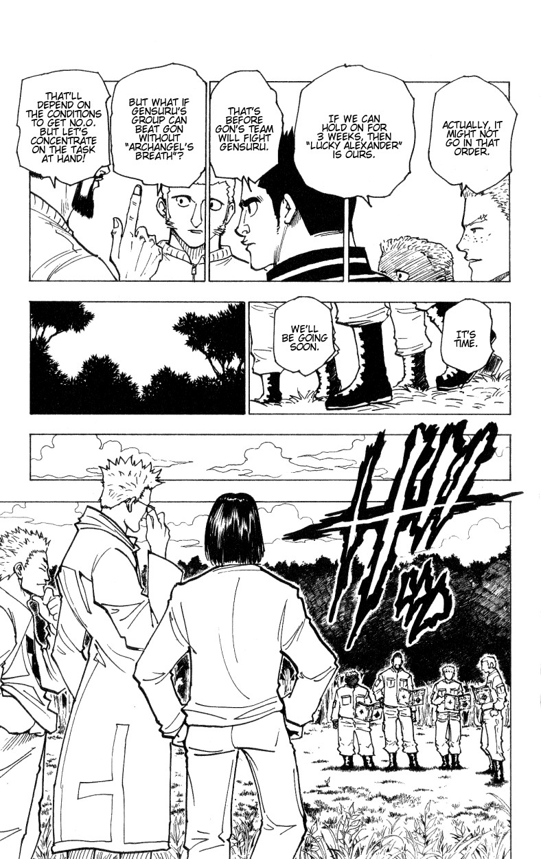 Hunter X Hunter Chapter 170 page 15 - Chapter 170: Three-Way Struggle: Part 1