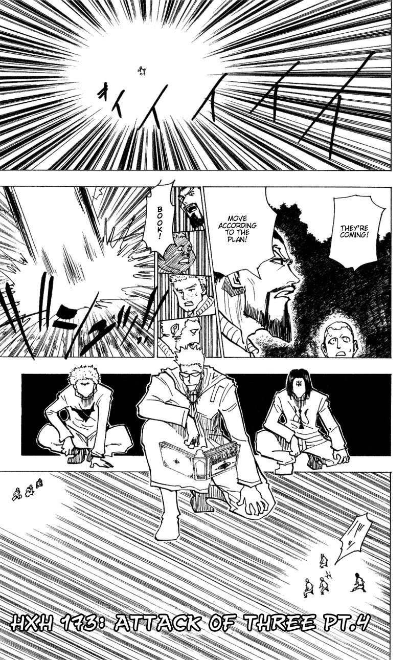 Hunter X Hunter Chapter 173 page 1 - Chapter 173: Three-Way Struggle: Part 4