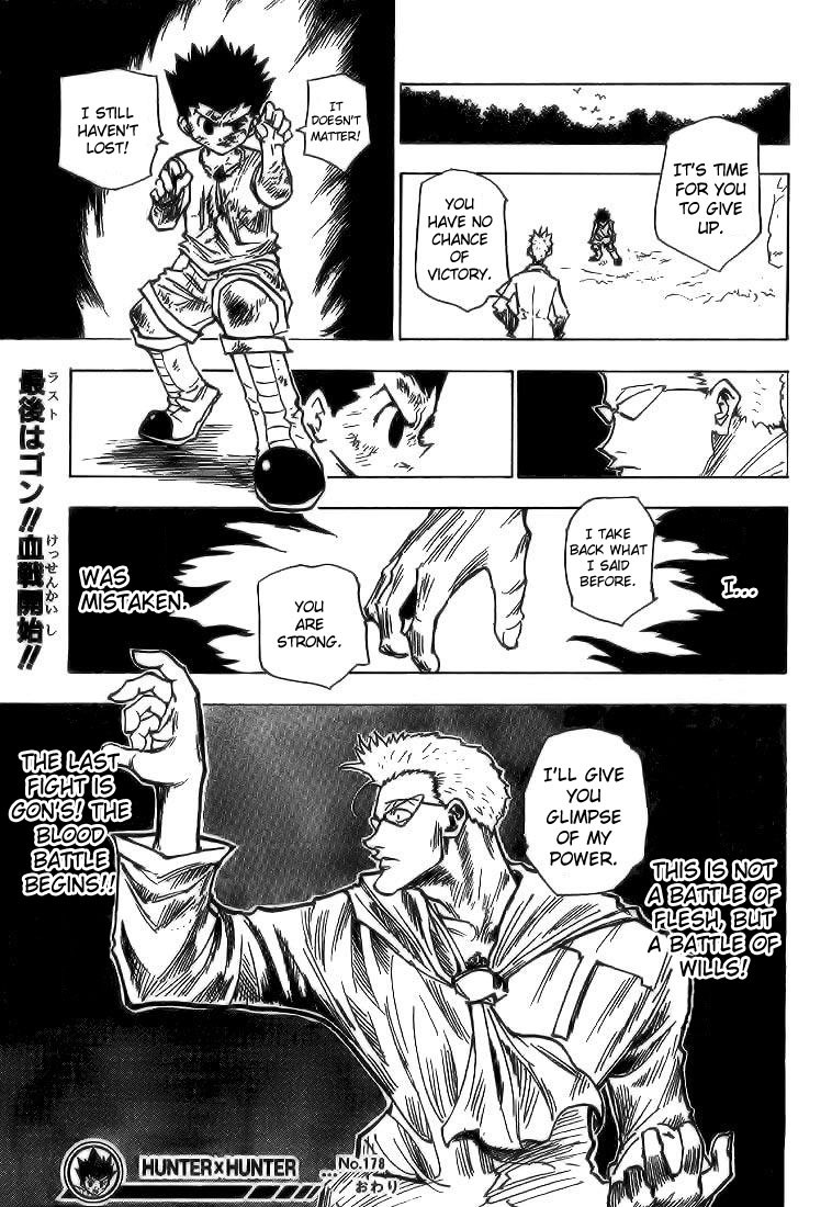 Hunter X Hunter Chapter 178 page 15 - Chapter 178: Three-Way Struggle: Part 9