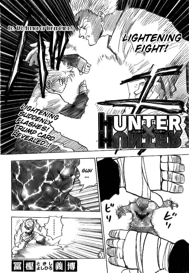 Hunter X Hunter Chapter 178 page 4 - Chapter 178: Three-Way Struggle: Part 9